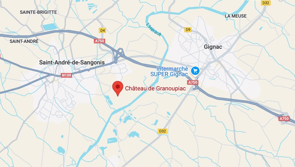 Château de Granoupiac: lieu de réception